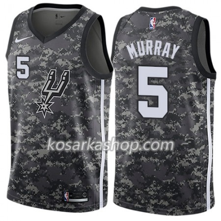 Dres San Antonio Spurs Dejounte Murray 5 Nike City Edition Crna Swingman